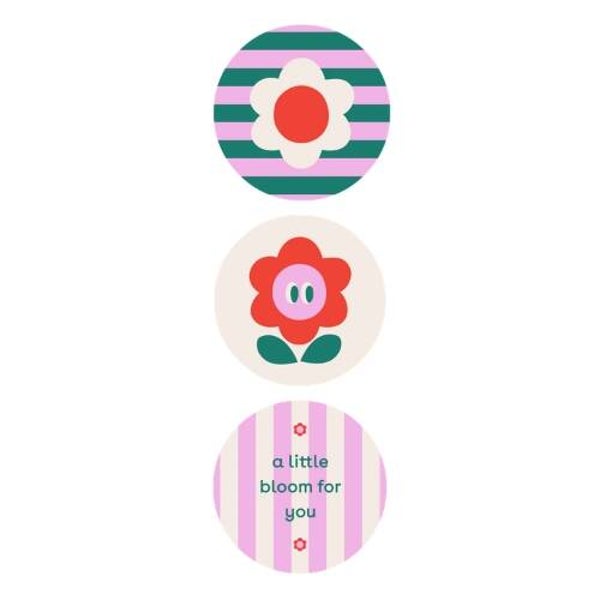Kado Design Stickers A little bloom for you 50mm (10 stuks)