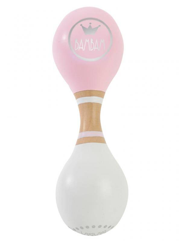 Bambam Houten Maracas Roze