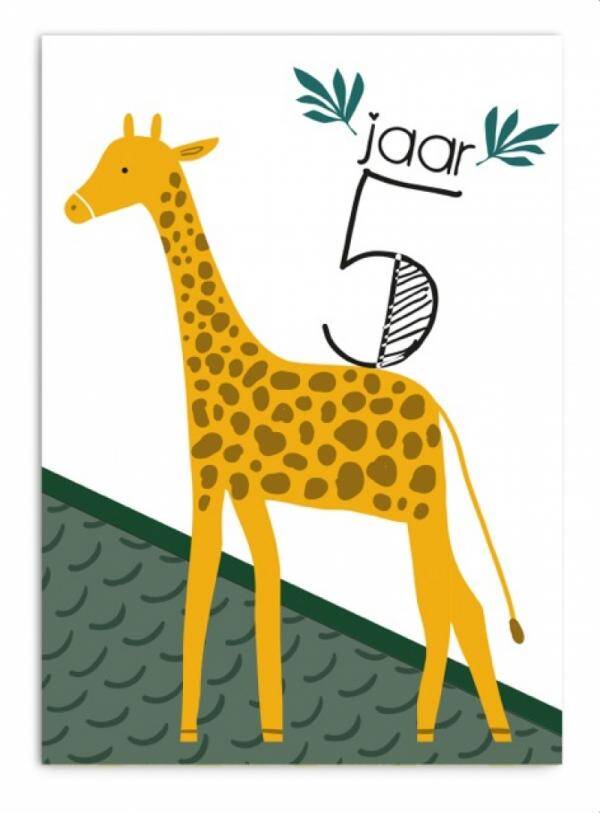 Pepermints Kaart "Verjaardag 5 jaar jongen"