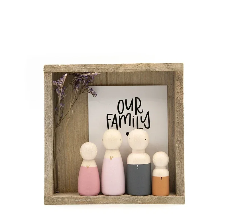 Sweet Petite Jolie BASIC Houten frame met quote & droogbloem