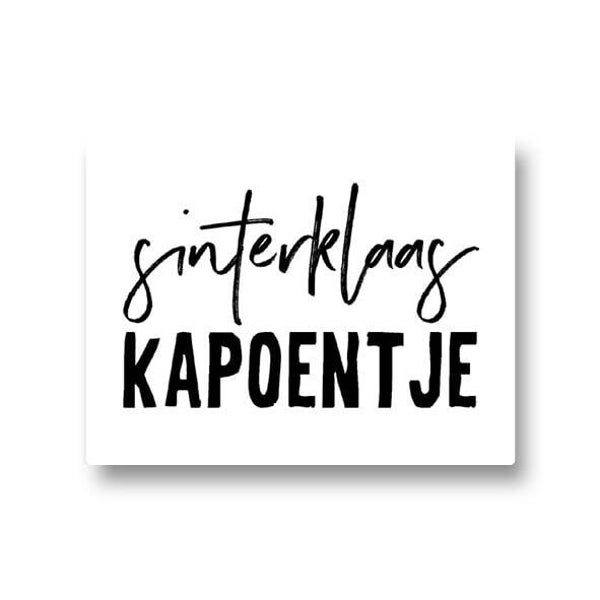 Stickers - Sinterklaas Kapoentje (10 stuks)