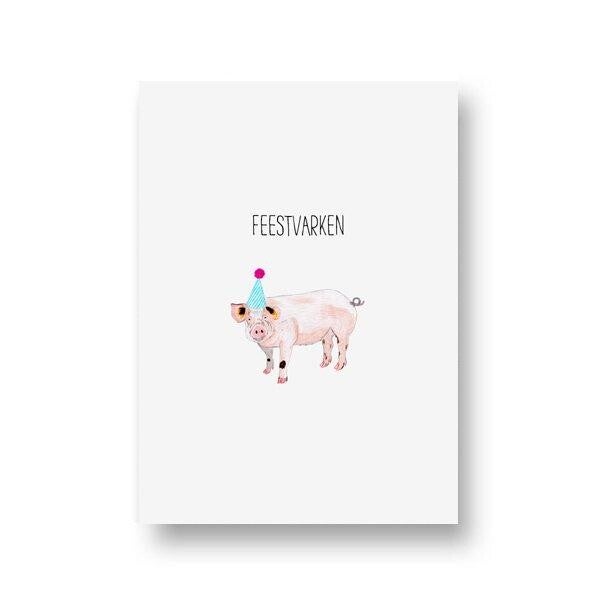 Lots of lo opa muis kaart - Feestvarken