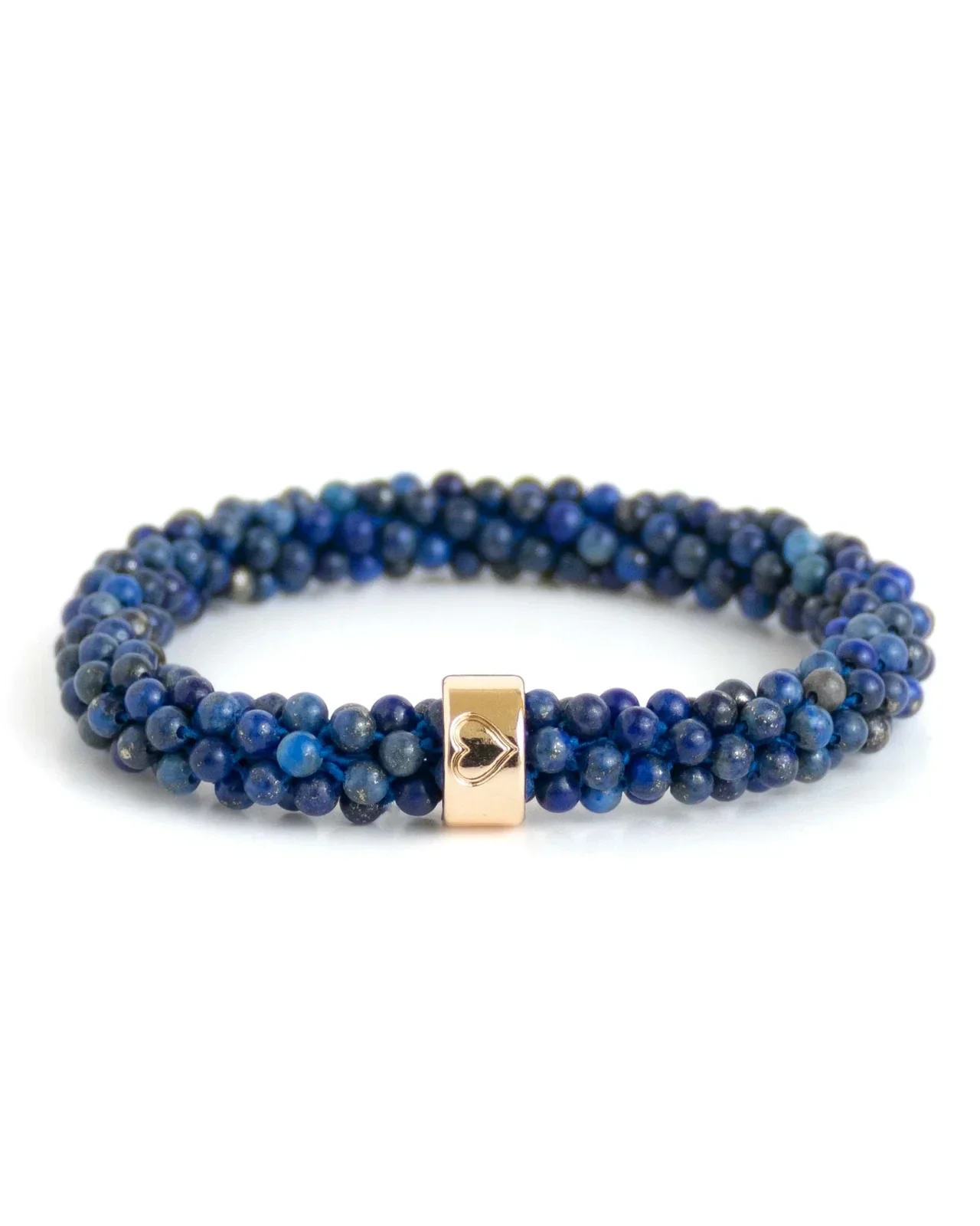 Banditz Natural stone BEADZ - Lapus Lazuri (Gold)