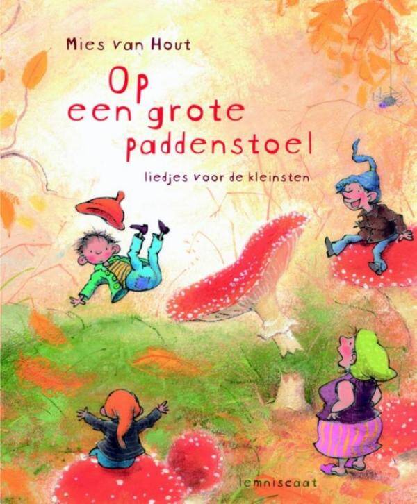 Lenminscaat Prentenboek Op een grote paddenstoel