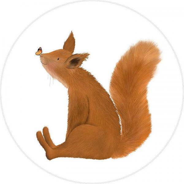 Getekenddoorzusje Sticker Eekhoorn 10 stuks