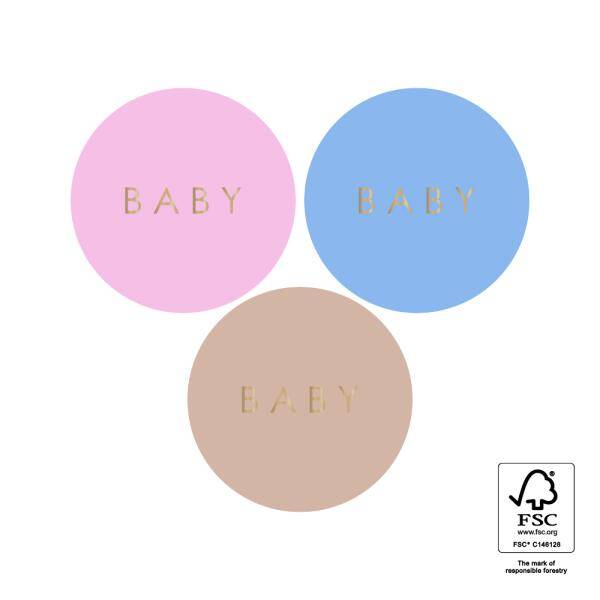 Stickers Multi Baby Gold 35mm (10 stuks)
