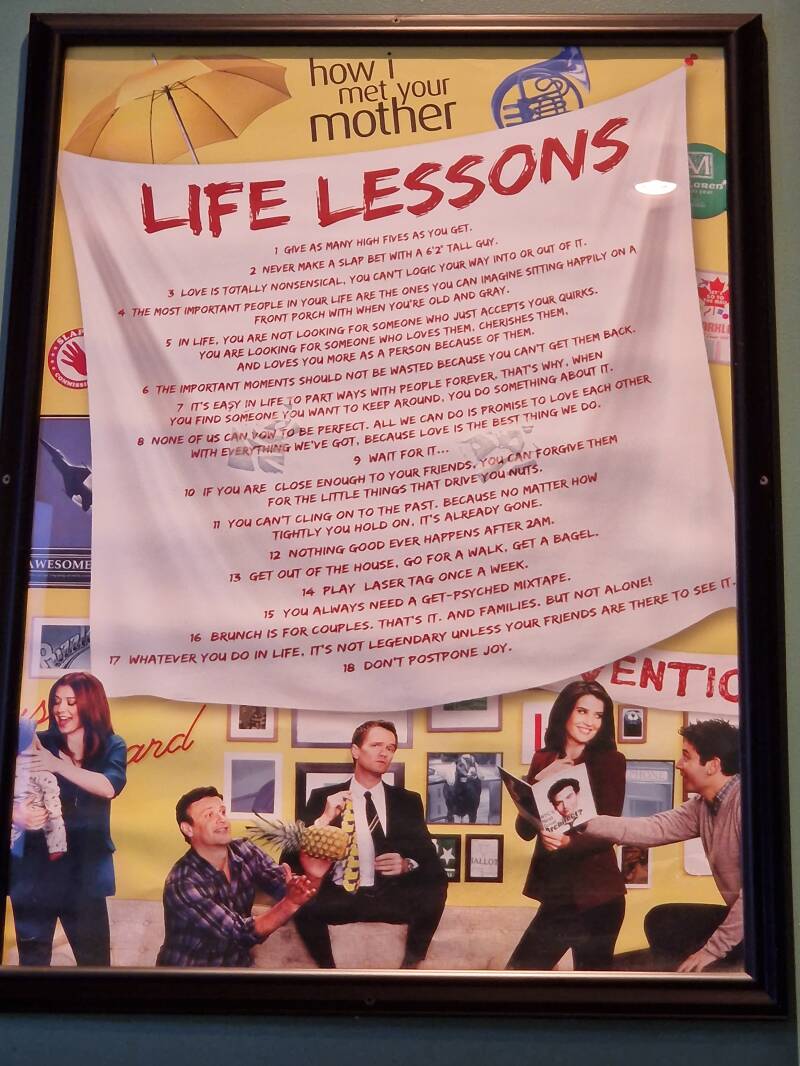 HIMYM Poster im McGee's Pub