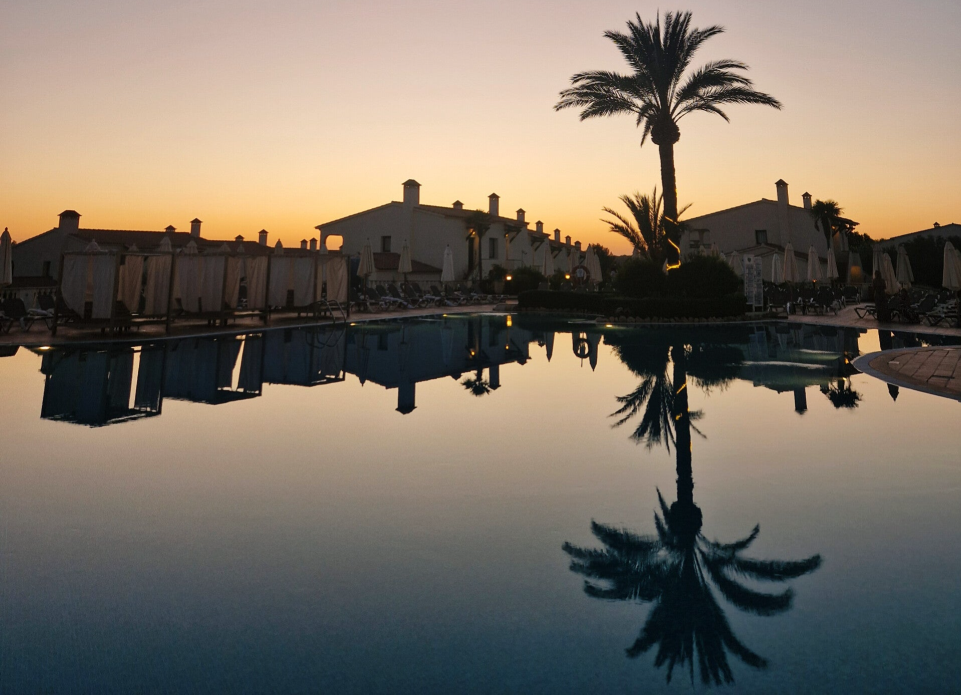 Sonnenuntergang in Hotel Valentin Son Bou