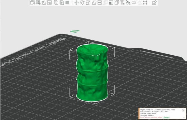 FD 3D DAMAGED BARREL v2