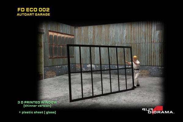 FD ECO 3D WINDOW 2 FOR AUTOART GARAGE