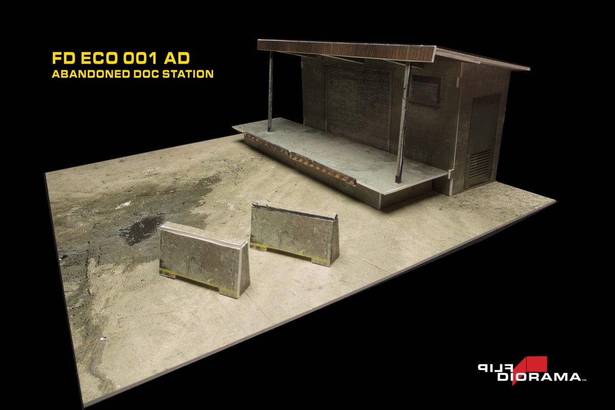 FD ECO 001 ABANDONED DOC STATION | FLIP DIORAMA
