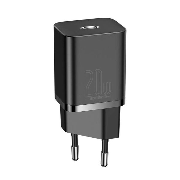 BASEUS SUPER SI SNELLADER 1C 20W EU ZWART