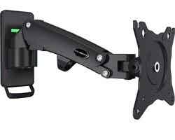 Invision TV-Muurbeugel en PC Monitor Wandsteun voor Kleine 17-27 inch Schermen. VESA 75x75mm