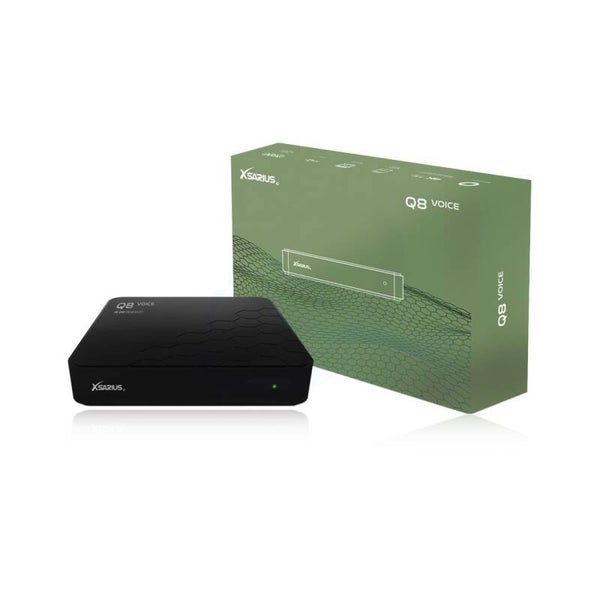 Xsarius Q8 Voice - 4K UHD - Premium OTT Media Streamer - Android 8.0