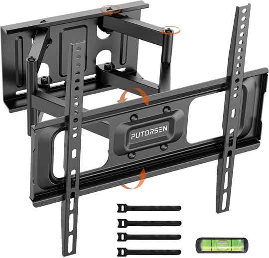 TV Muurbeugel Draaibaar, Ultra Sterke Dubbele Arm 32-70 Inch