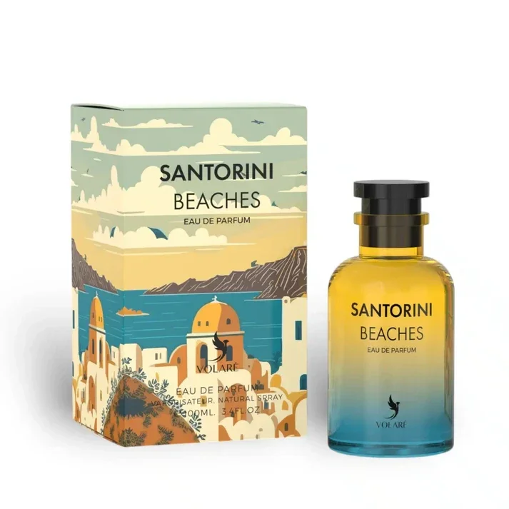 Santorini Beaches – Eau de Parfum Mixte (100 ml) Volaré