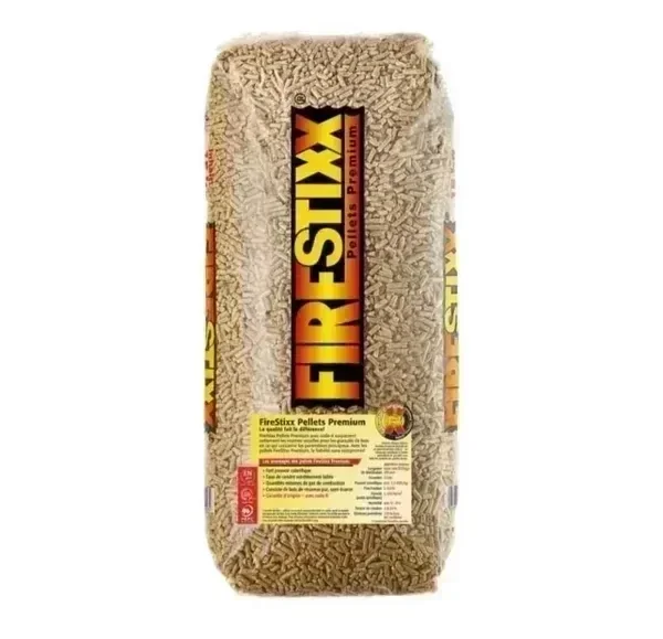 1 BANCALE FIRESTIXX Pellet Firestixx Premium A1 En Plus In Abete in 72 sacchi da 15 Kg
