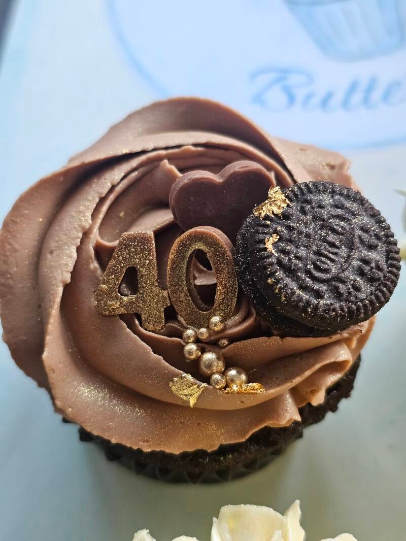 Vegan Choc Mayo with coffee ganache and oreo filling