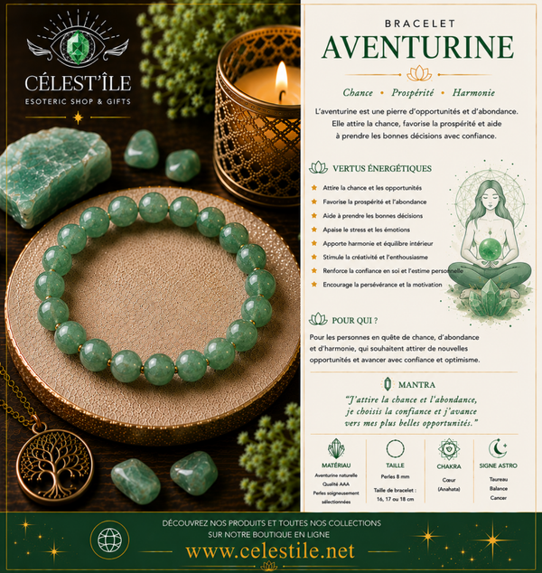 bracelet aventurine