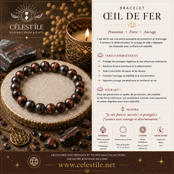 bracelet oeil de fer