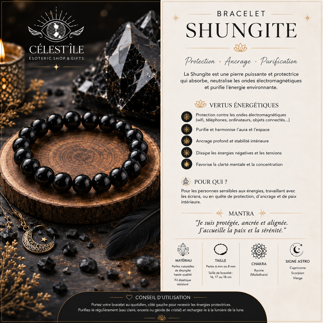 bracelet shungite