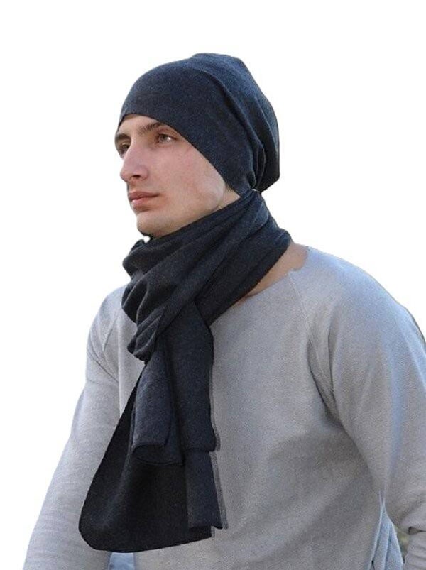 10928 IT NoNoNo beanie muts Hampton Style dark grey