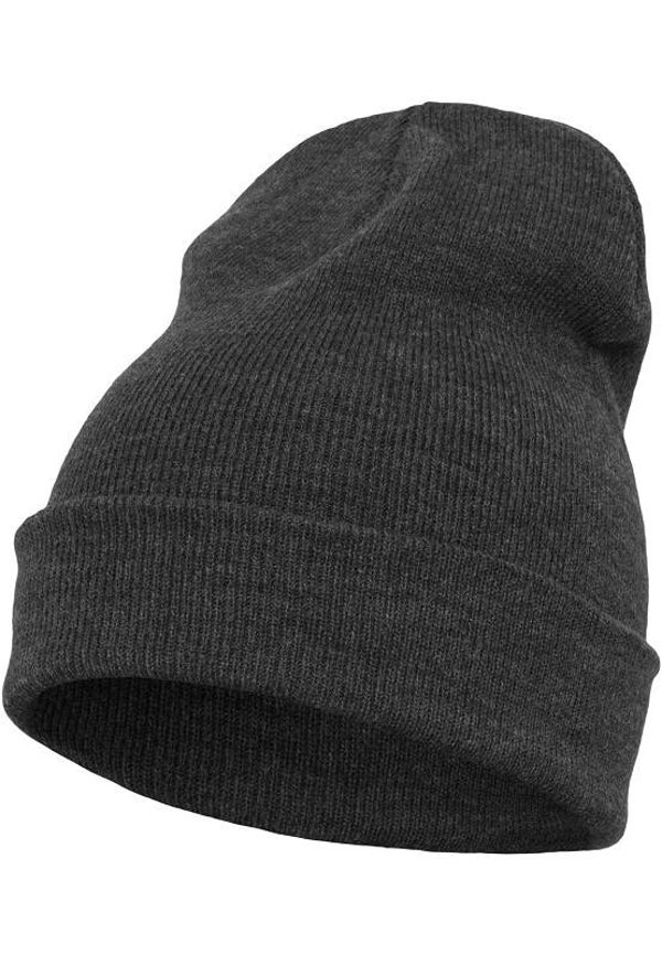 12267 Yupoong beanie muts slouch in charcoal