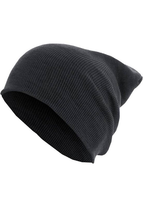 12353 MasterDis long beanie muts charcoal