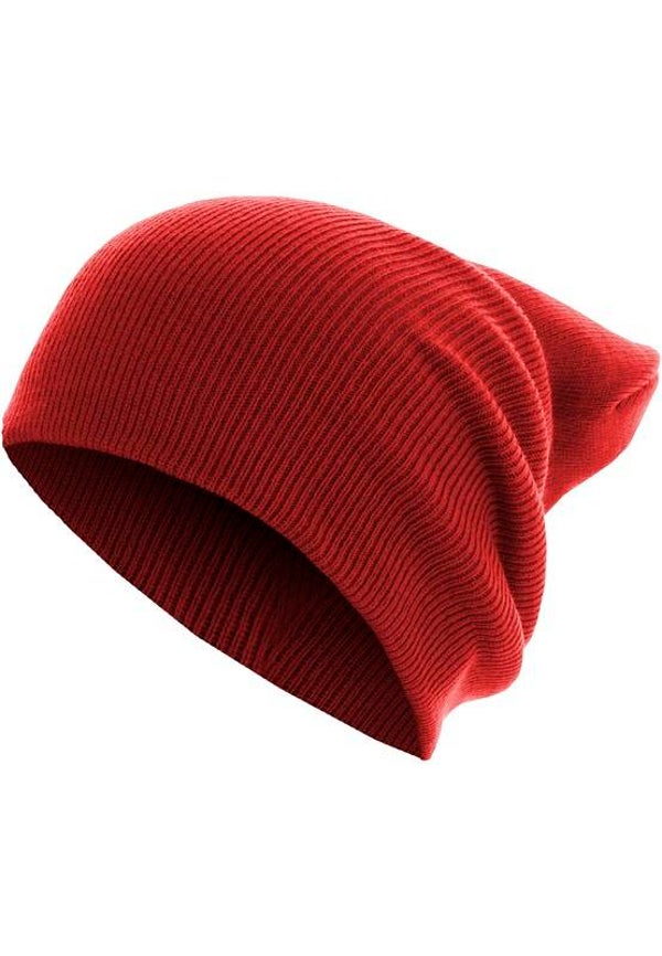 12354 MasterDis long beanie muts red