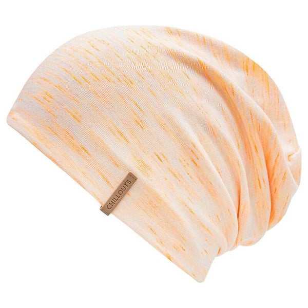 17023 CH Chillouts beanie muts Memphis creme oranje