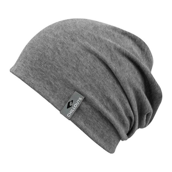 17037 CH Chillouts beanie muts Tiflis grijs gemeleerd in one size