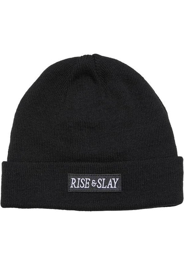 19542 Mister Tee beanie muts Rise Slay in black