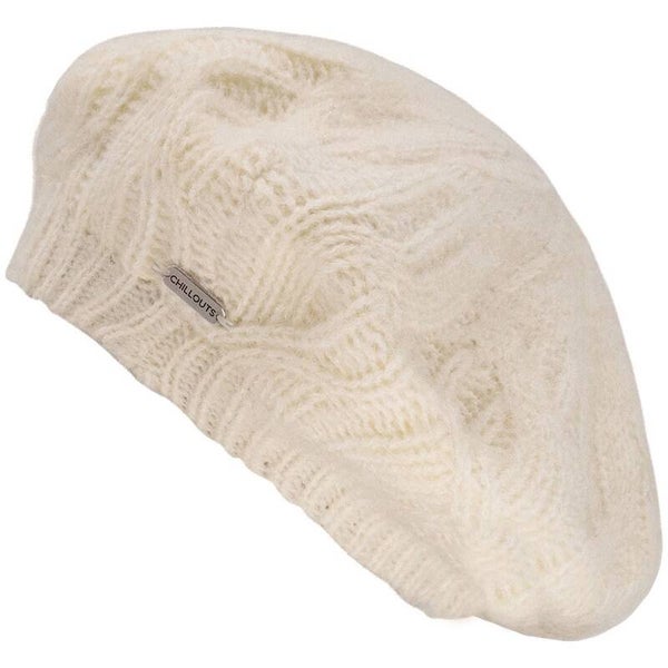 19633 CH Chillouts beanie muts/baret Claudia off white