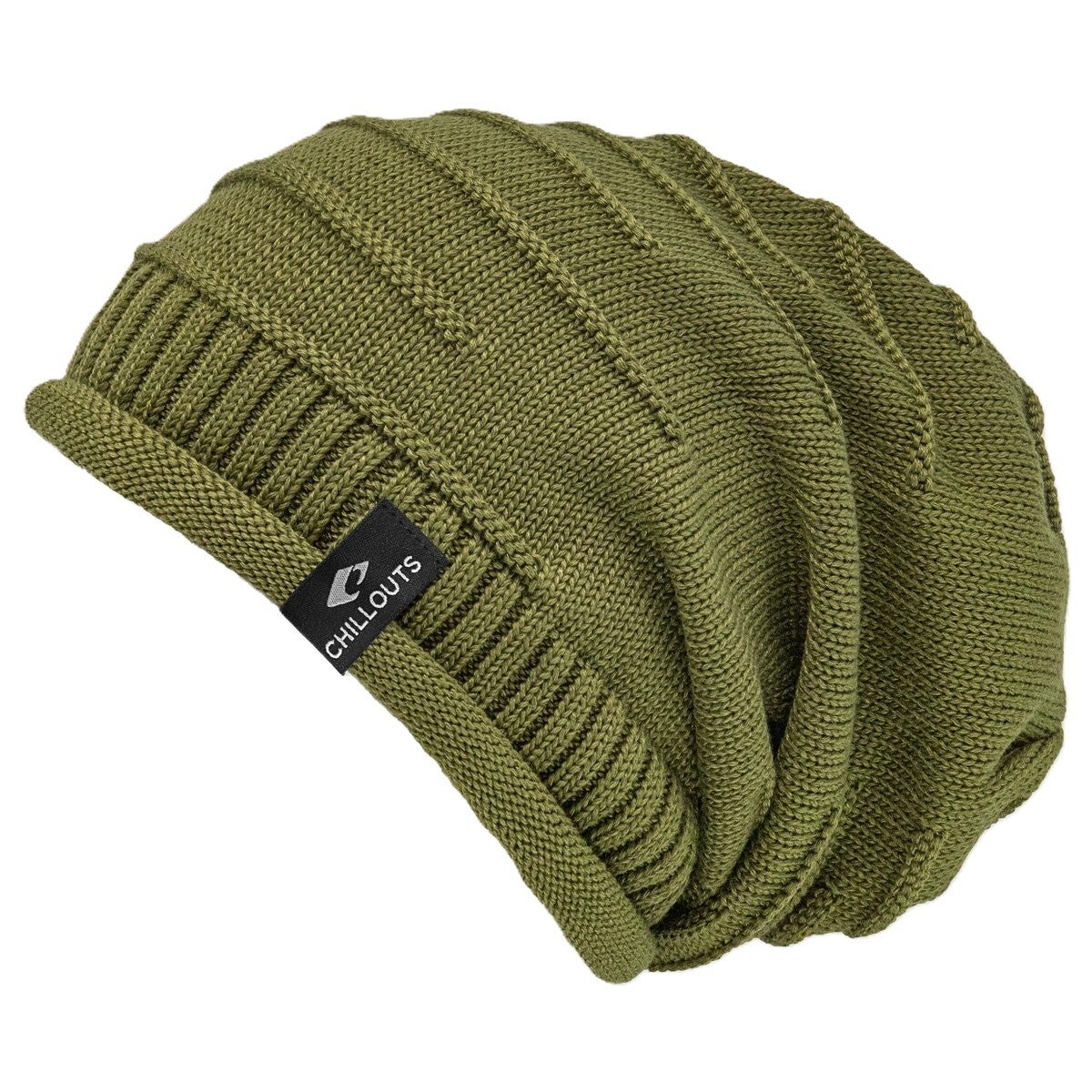 19648 CH Chillouts beanie muts Erik olive
