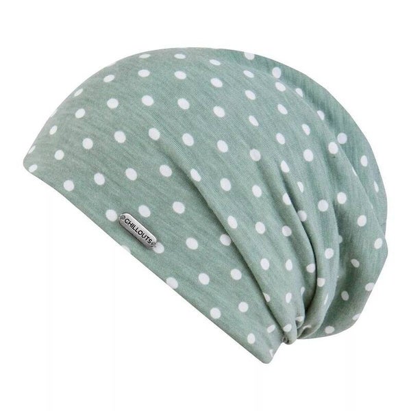 19786 CH Chillouts beanie muts Lucerne mint met stippen
