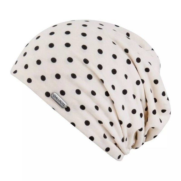 19787 CH Chillouts beanie muts Lucerne off white met stippen