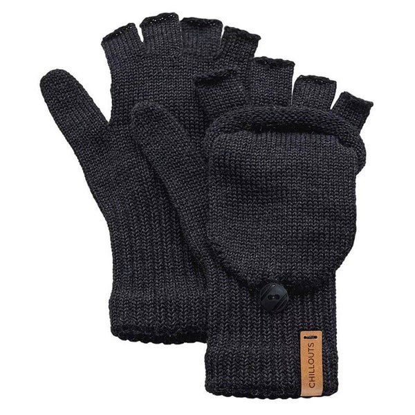 2296 CH Chillouts handschoenen Thilo met kapje zwart