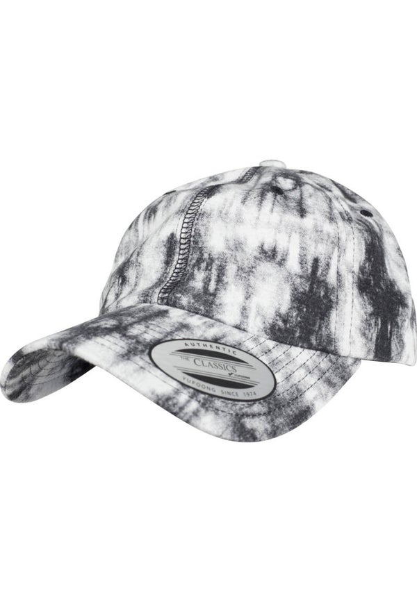 26033  C  Urban Classics Flexfit cap Low profile Tie dye black off white one size