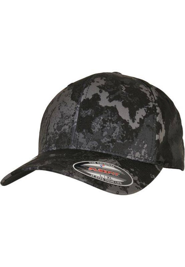 26095 C Urban Classics Flexfit Veil camo cap poseidon SM black