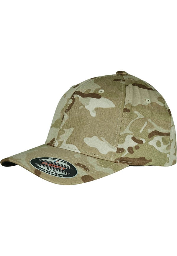 26224 C Urban Classics Flexfit Jungle cap Multicam-stijl khaki LXL