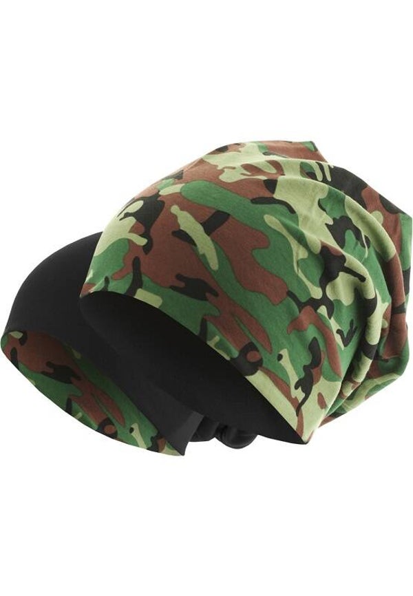16023 Beanie muts camo green