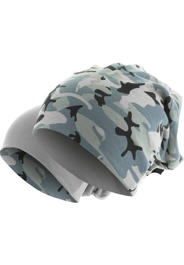 16024 Beanie muts camo charcoal