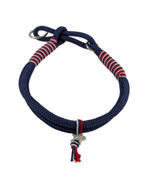 Hundehalsband "maritim" Zugstop