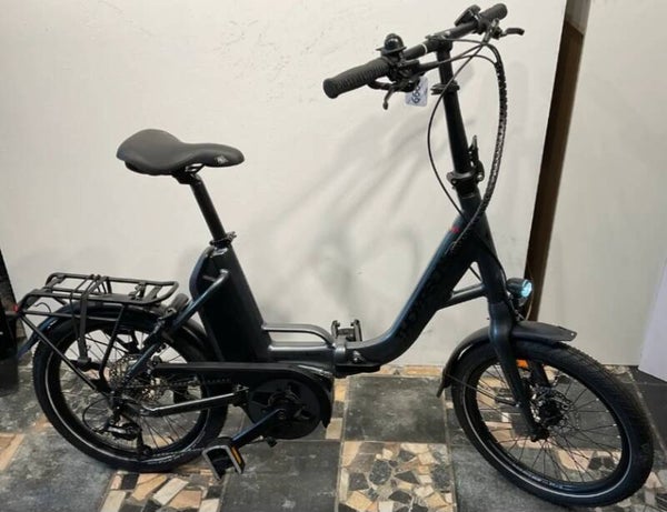 Nieuw: Thompson Traveler TR-1000 vouwfiets/Bosch mid-motor/500Wh/Shimano schijfrem/9versn/Mat Zwart