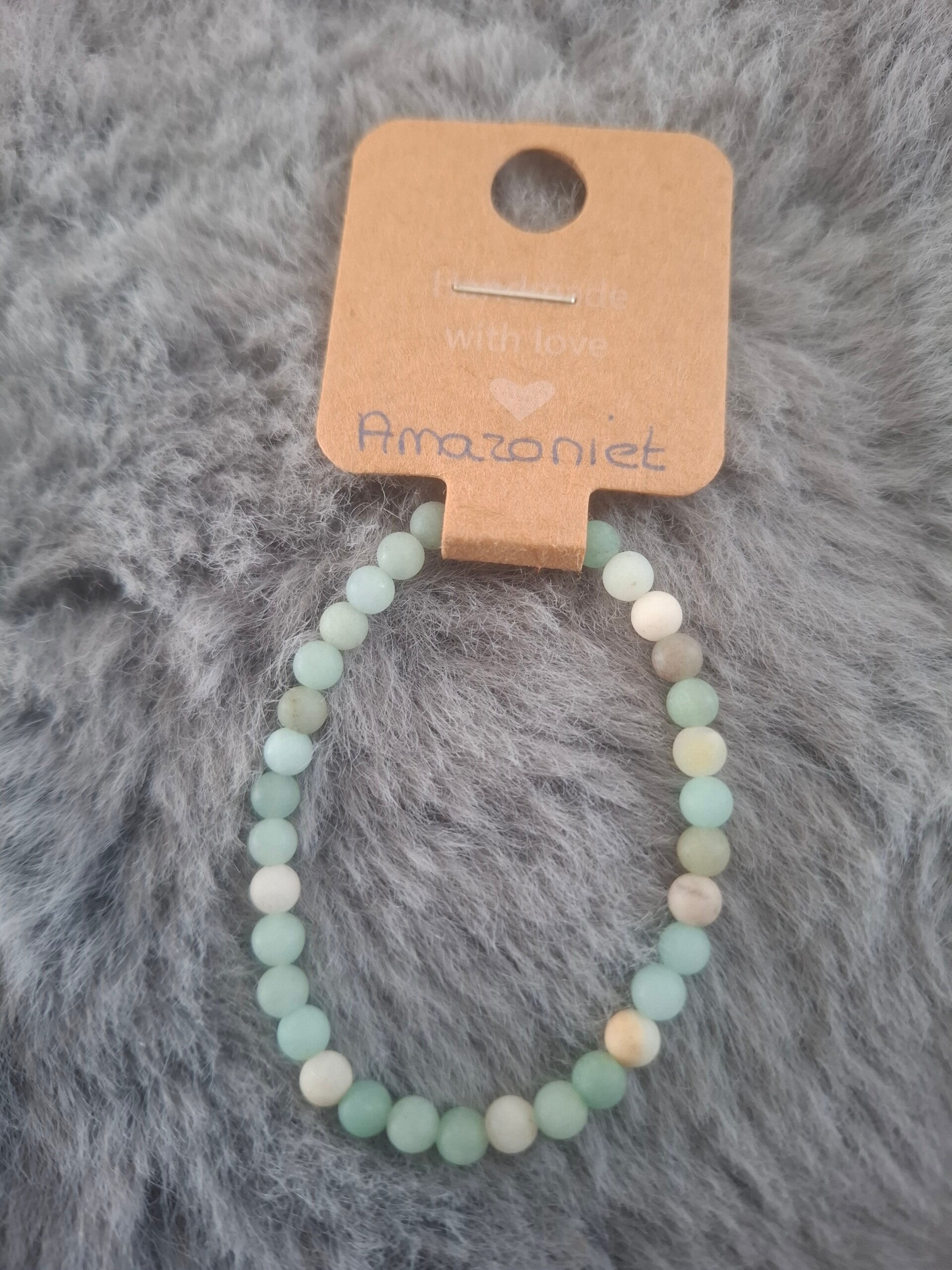 Matte Amazoniet armbandje