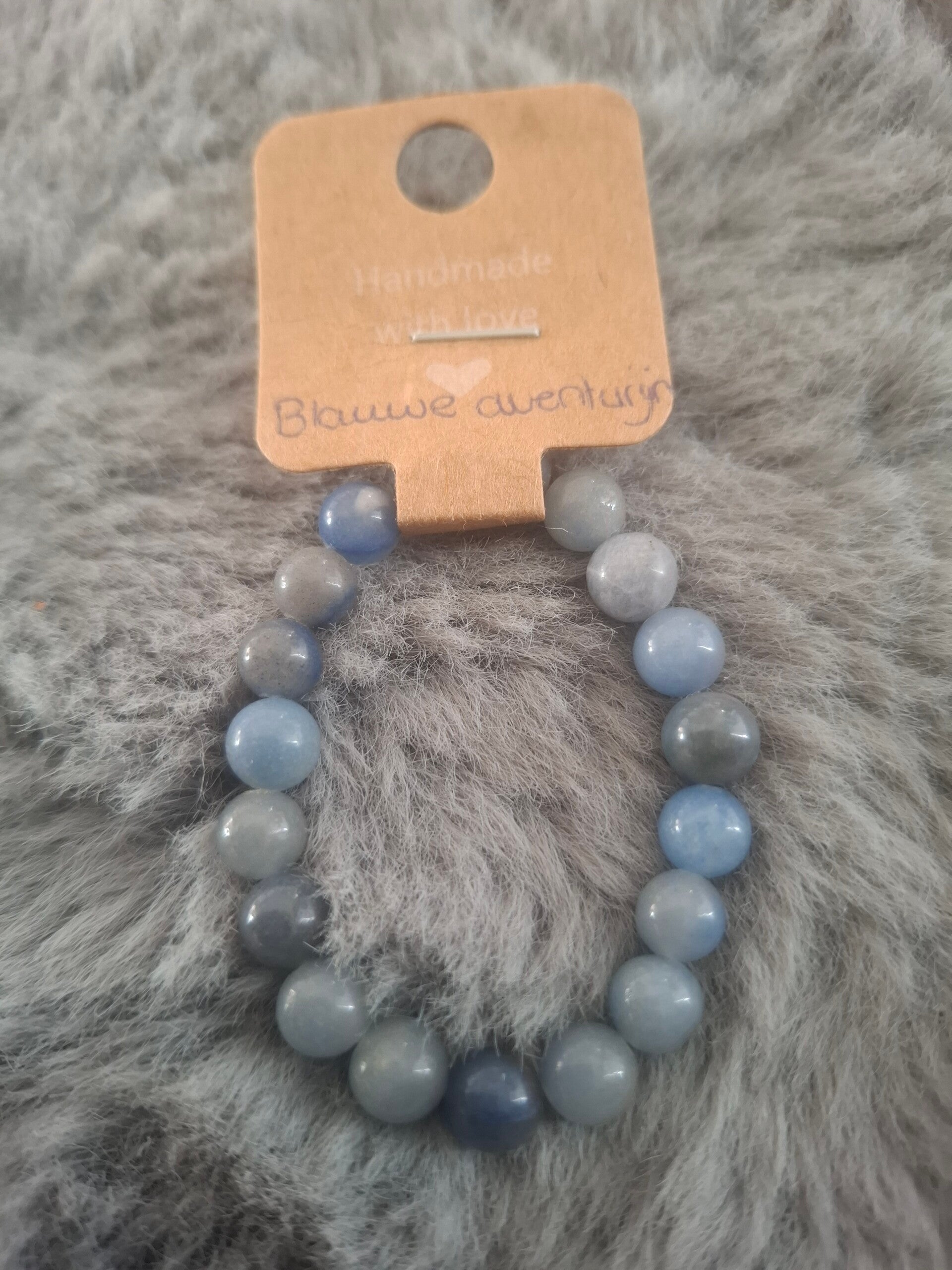 Blauwe aventurijn armbandje