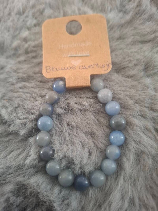 Blauwe aventurijn armbandje
