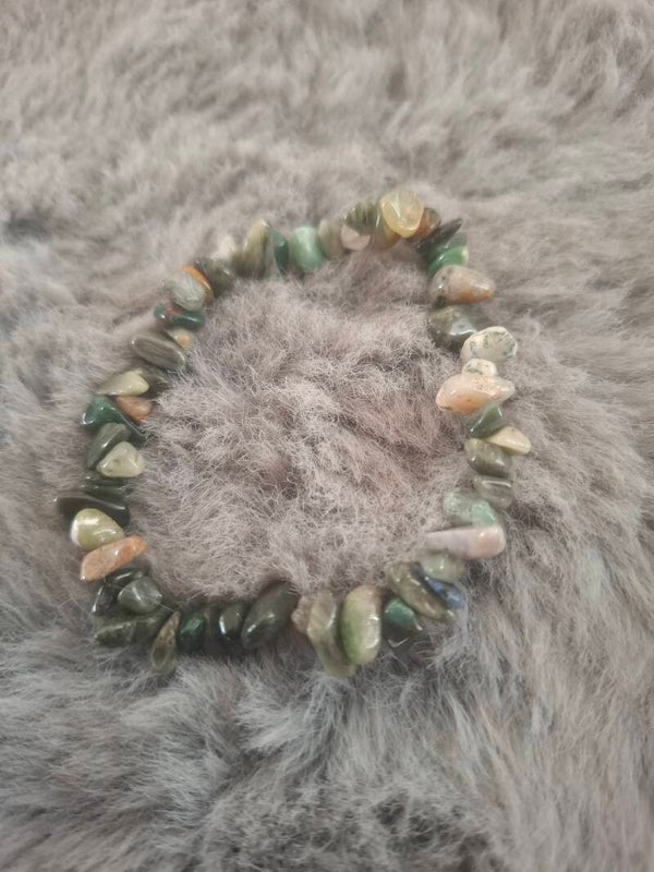 Indian Agaat splitarmband