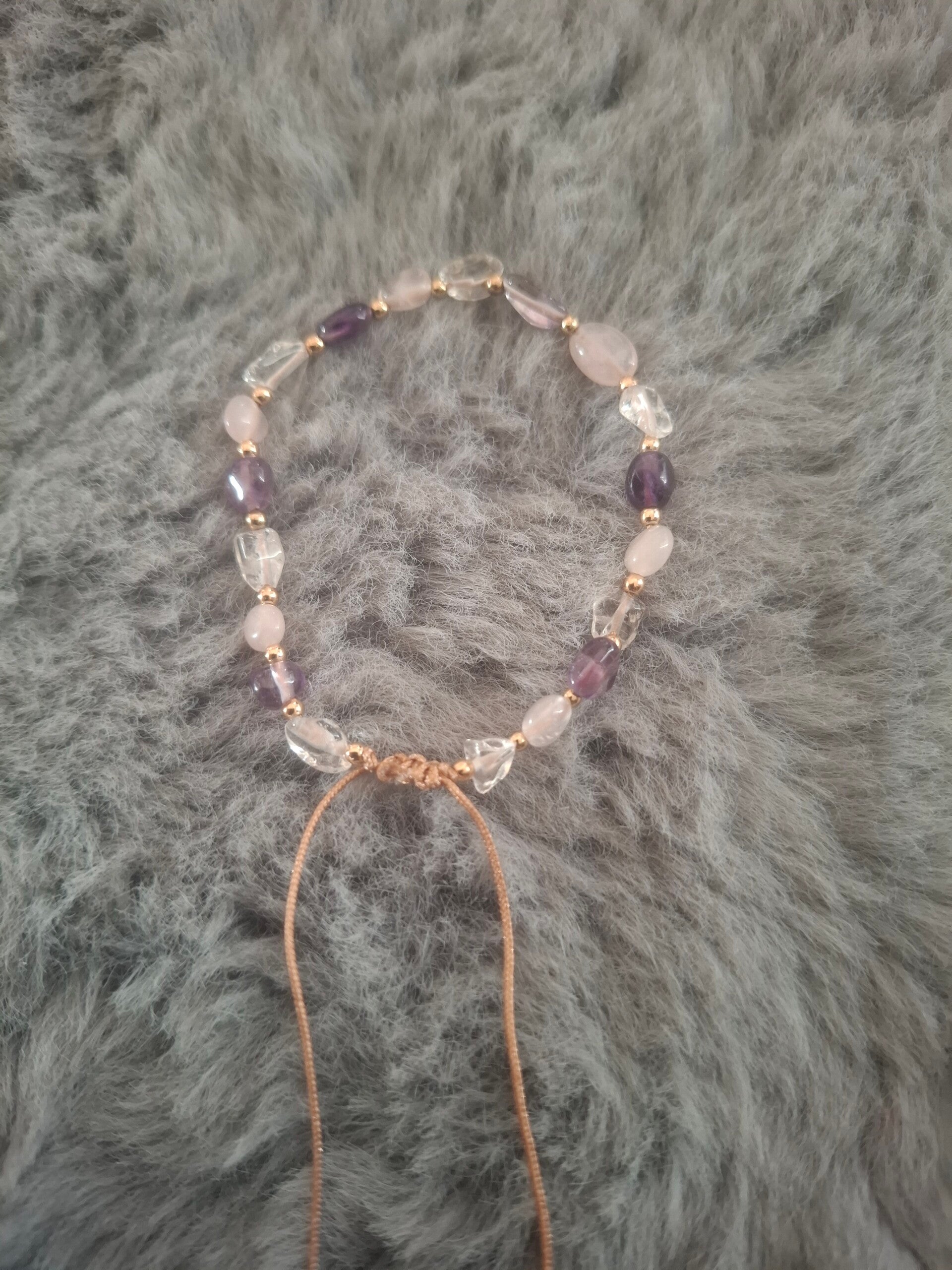 Gouden Driehoek nugget armband