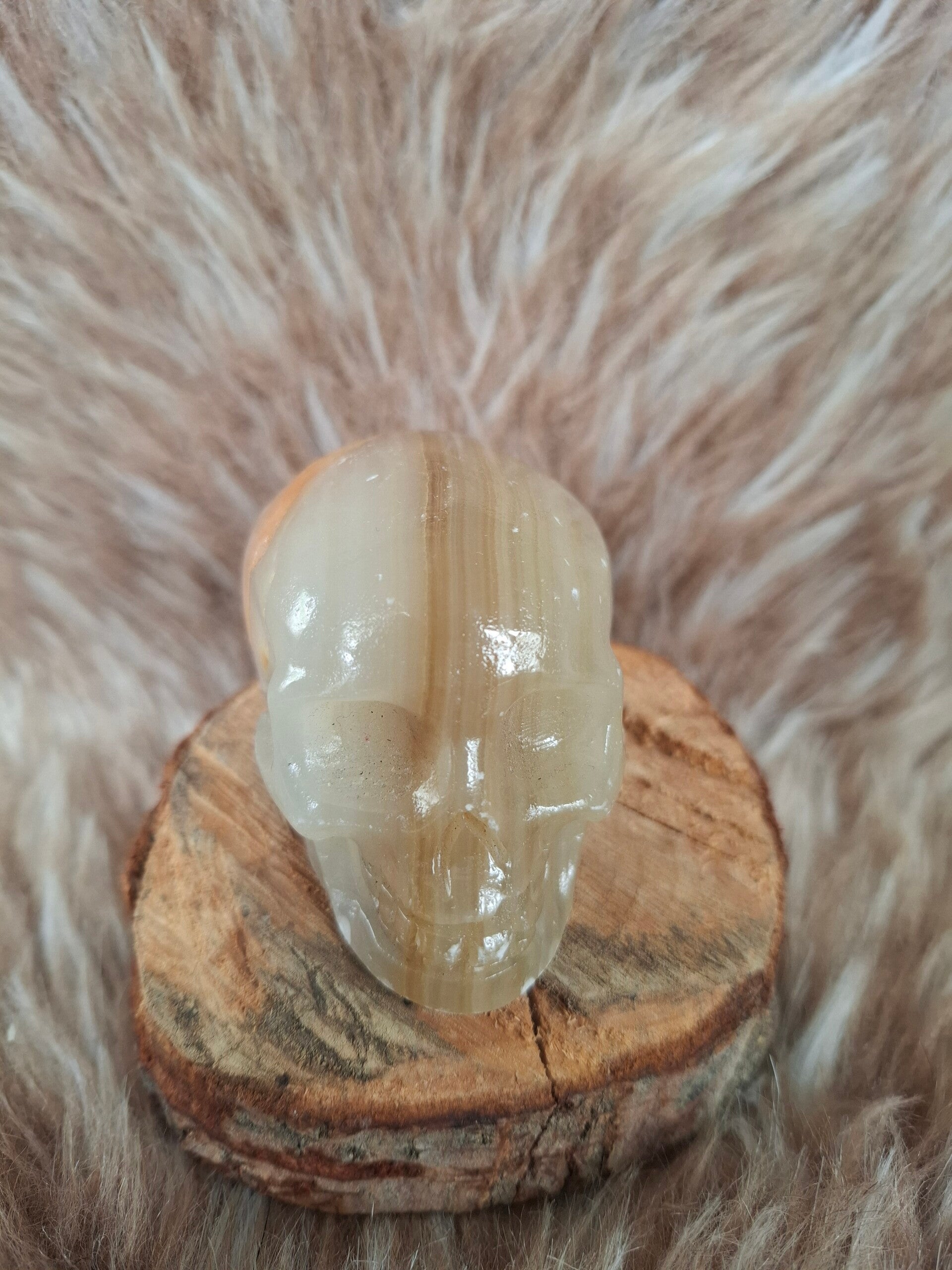 Afghaanse jade skull